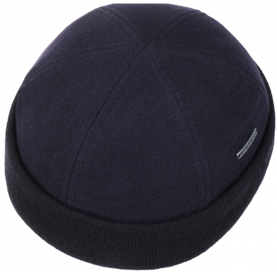 Bonnet Sparr II Laine & Cachemire Marine - Stetson
