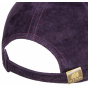 Stetson Plum Leather Louisville Baseball Cap