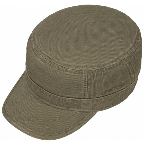 Casquette Militaire Gosper Coton kaki UPF 40+  - Stetson