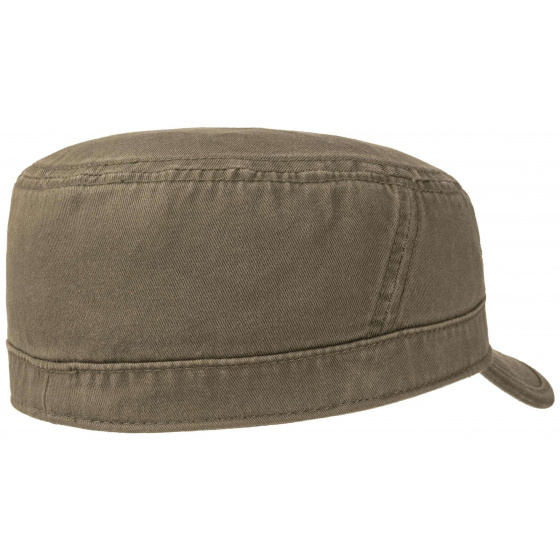 Gosper Military Cap Cotton khaki UPF 40+ - Stetson