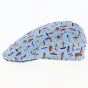 Children's blue flat cotton surf cap - Traclet