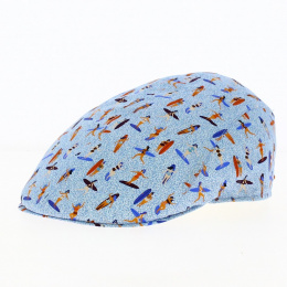Flat Cap Cotton Surf Blue - Traclet