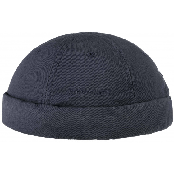 Ocala Navy Cotton Docker Beanie UPF 40+ - Stetson