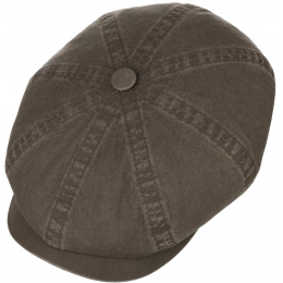 Casquette hatteras coton Biologique Marron Stetson