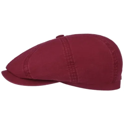 Casquette Hatteras Coton Biologique Rouge - Stetson