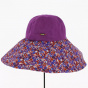 Greta Linen and Cotton Purple Capelin - Traclet