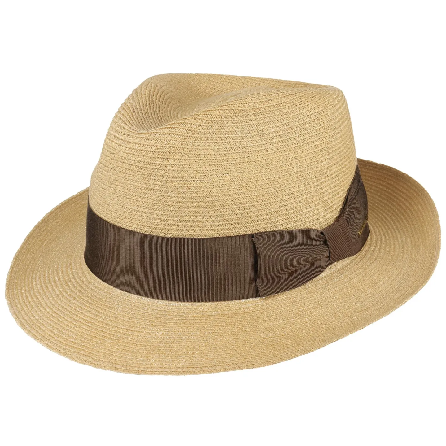 Chapeau Fedora Robbins Panama Marron - Stetson Reference : 12173 | Chapellerie Traclet