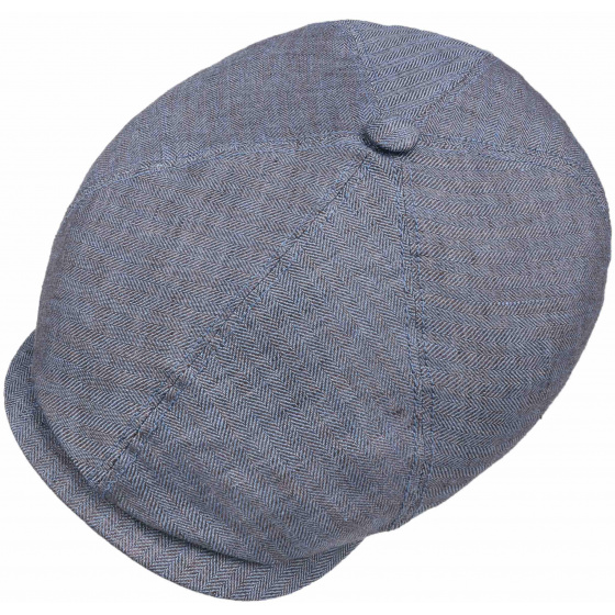 Brooklyn Queens Blue Linen Cap - Stetson