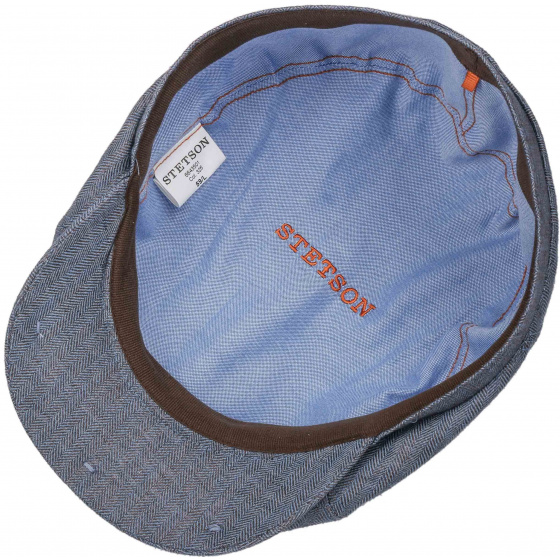 Brooklyn Queens Blue Linen Cap - Stetson