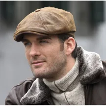Casquette hatteras Burney cuir - Stetson