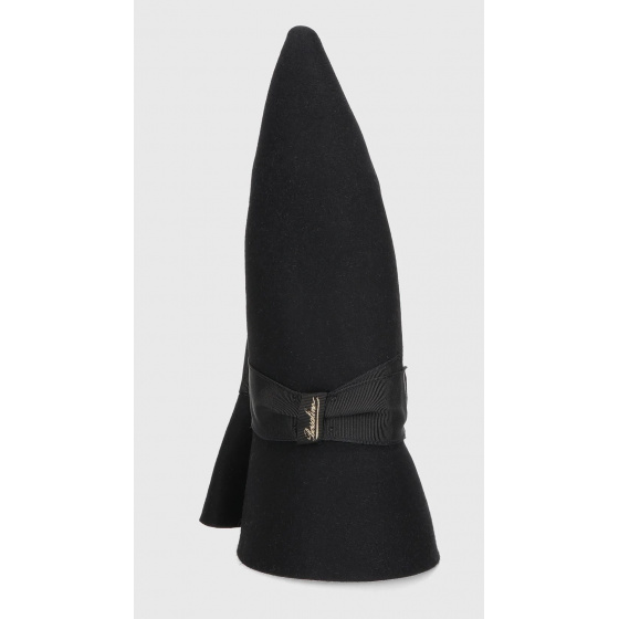 Chapeau Fedora Alessandria Pliable Noir - Borsalino Chapeau Fedora Alessandria Pliable Noir - Borsalino