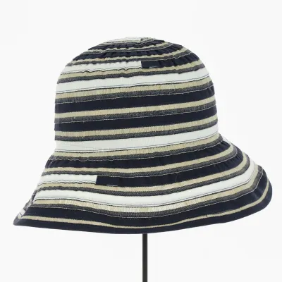 Chapeau Bob Scarpe Lin & Coton Marine - Traclet
