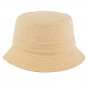 Beige Colibris Reversible Bucket Hat - MTM