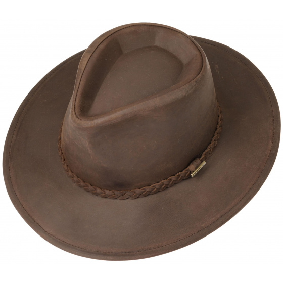 Annville Leather Hat Brown - Stetson Annville Leather Hat Brown - Stetson