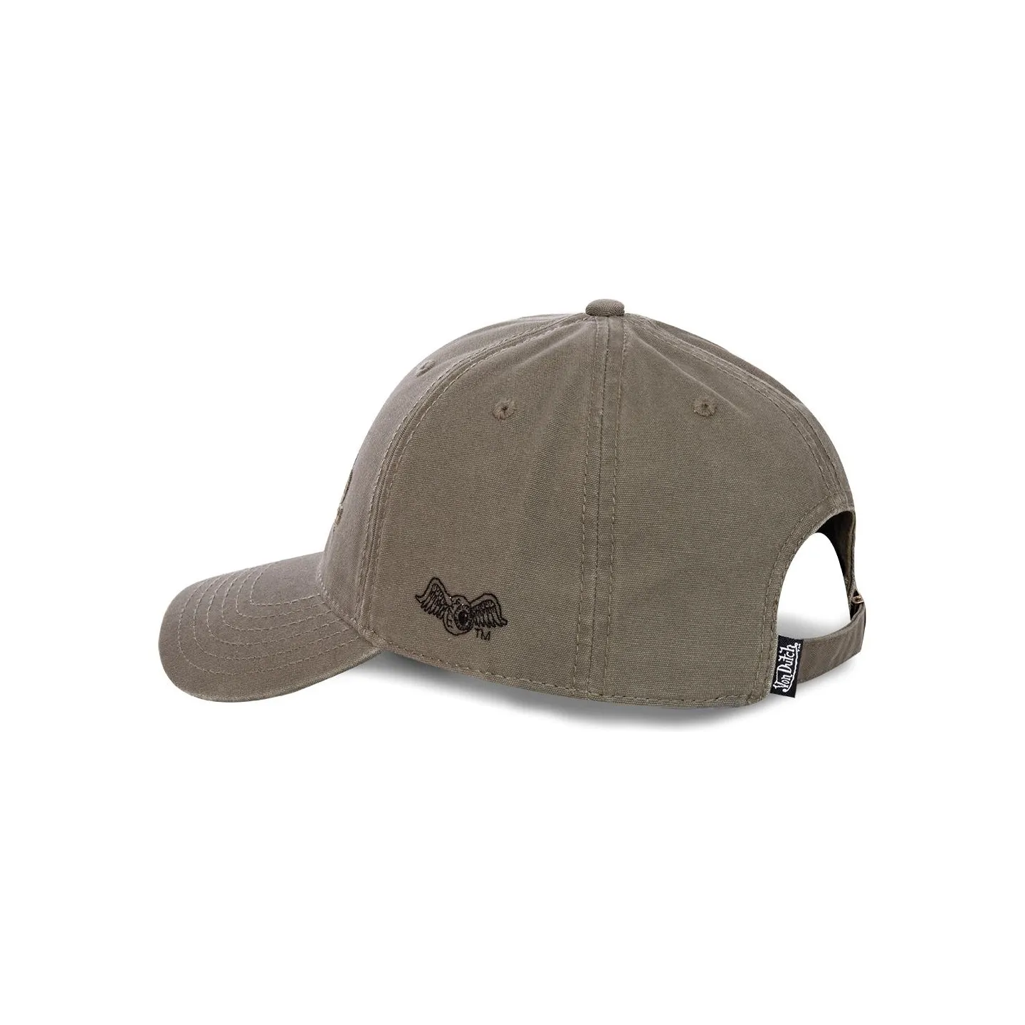 Casquette Baseball Kaki - Von Dutch Reference : 17272| Chapellerie Traclet