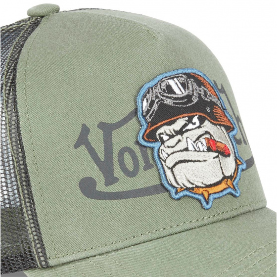 Casquette baseball Bull Olive - Von Dutch