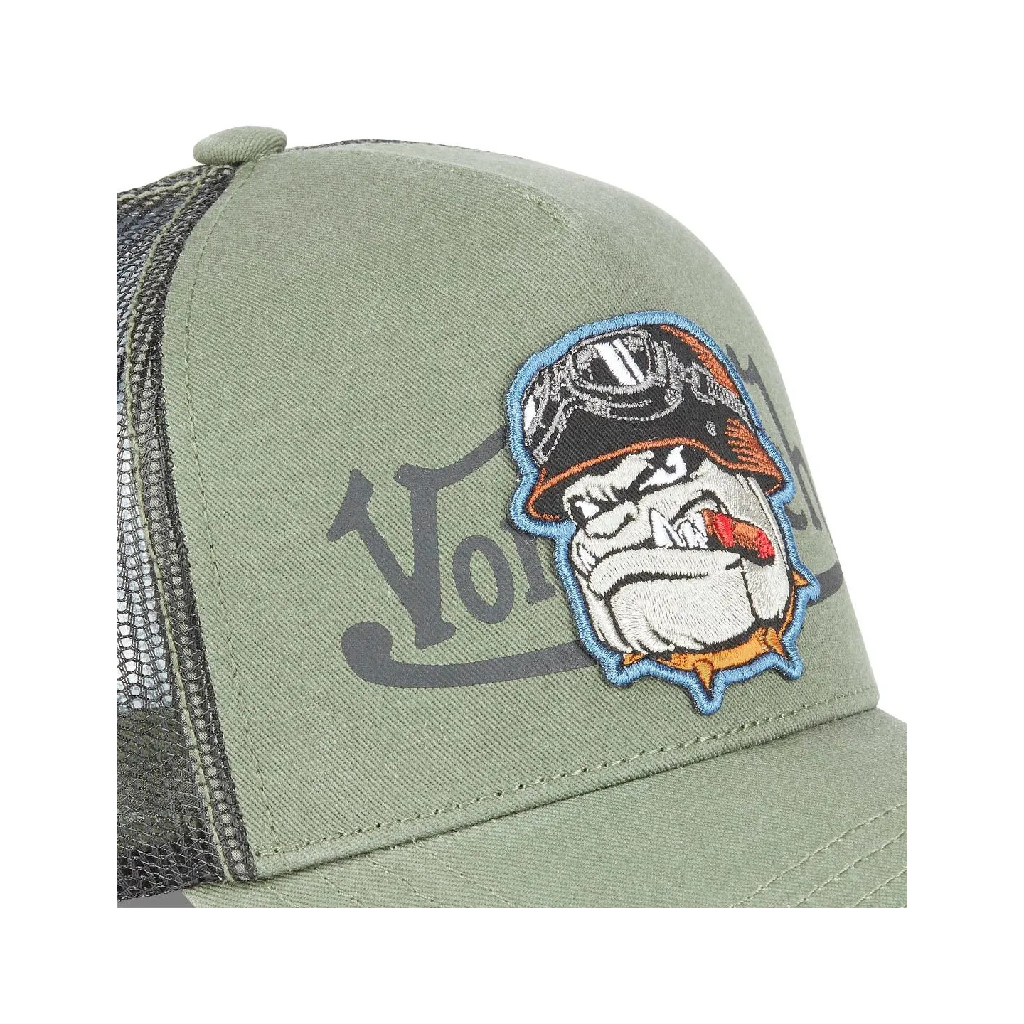 Casquette Baseball Bull Olive - Von Dutch Reference : 17793| Chapellerie Traclet