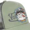 Casquette Baseball Bull Olive - Von Dutch Reference : 17793| Chapellerie Traclet