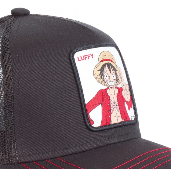 Casquette Baseball Trucker Luffy One Piece - Capslab Casquette Baseball Trucker Luffy One Piece - Capslab