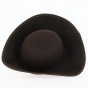 Brown felt tricorn - Traclet