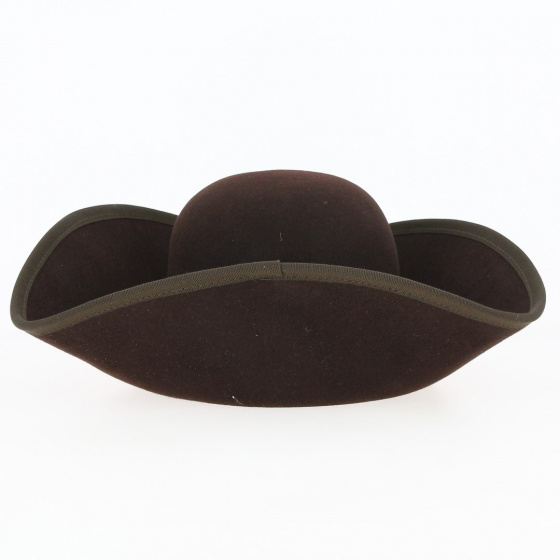 Tricorne Feutre Poil Marron - Traclet