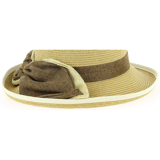Chapeau Cloche Lavandou Paille Papier Beige - Traclet Chapeau Cloche Lavandou Paille Papier Beige - Traclet