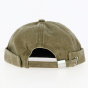 Brown Worn Cotton Docker Beanie - Traclet