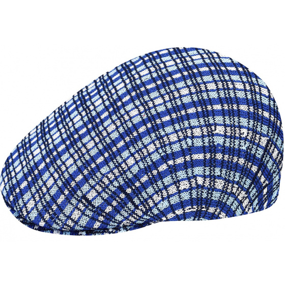 Flat Cap Prep Plaid 507 Blue - Kangol