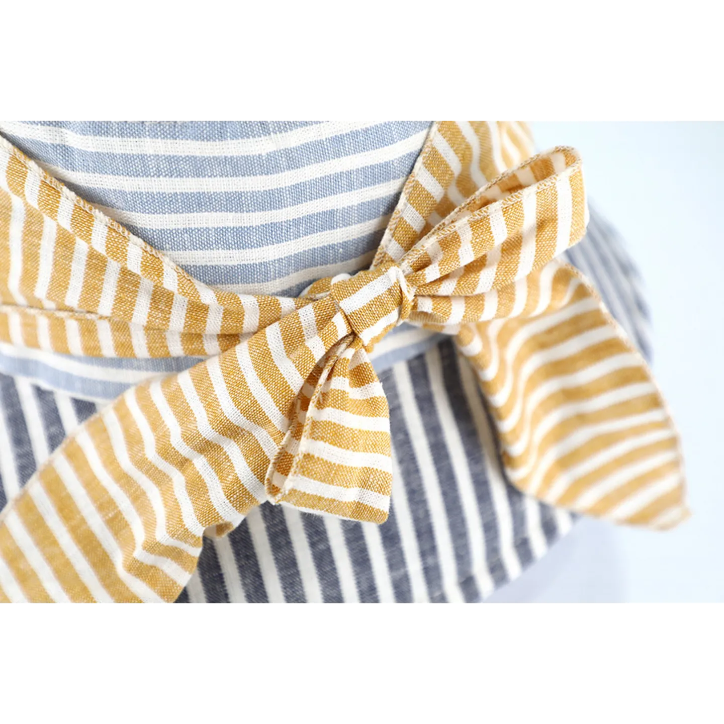 Striped Linen Bucket Hat - Fiebig Reference: 15154 | Traclet Hat Shop