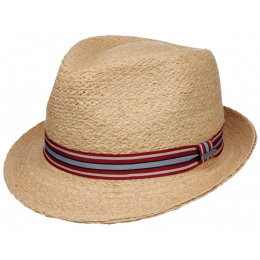 Salisbury Straw Trilby Hat - Stetson