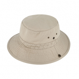 Beige Cotton Bucket Hat - Fiebig