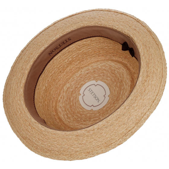 Chapeau Porkpie Open Road Paille Naturel - Stetson