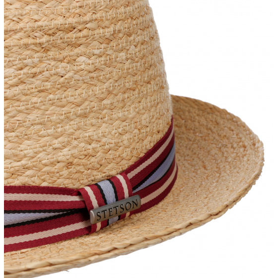 Chapeau Porkpie Open Road Paille Naturel - Stetson