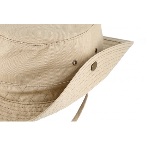 Chapeau Bob Coton Beige - Traclet
