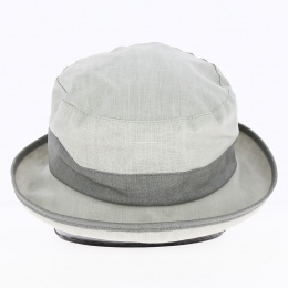 Bob Linen Raincoat Grey - Fiebig