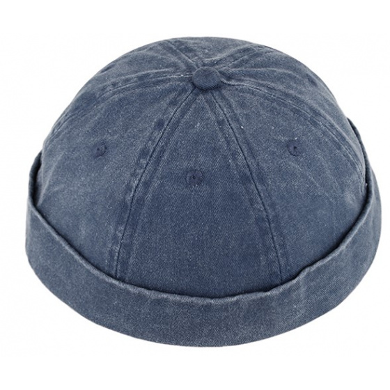 Docker Lelio Cotton Navy Hat - Traclet
