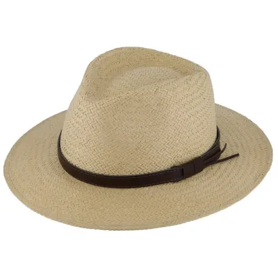 Chapeau Traveller Pampelonne Paille Papier Beige - Traclet  Reference : 17822 | Chapellerie Traclet