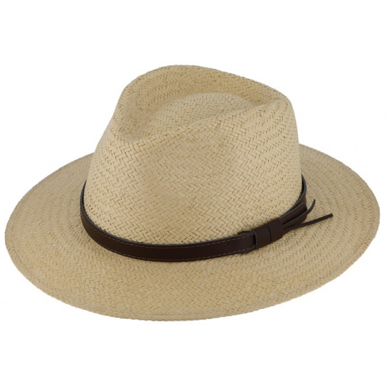 Traveller Pampelonne Beige Paper Straw Hat - Traclet