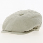 Irish cap Gatsby Linen Beige - Traclet