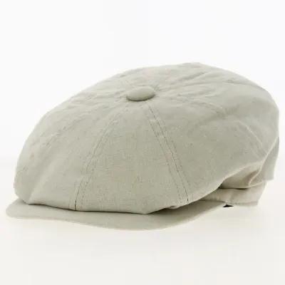 Casquette irlandaise Gatsby Lin Beige - Traclet