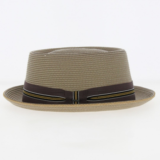 Chapeau Porkpie Carver Taupe - Bailey Chapeau Porkpie Carver Taupe - Bailey