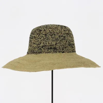 Capeline Melody Raphia Chiné & Naturel - Traclet