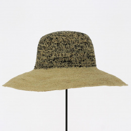 Capeline Melody Raphia Chiné & Naturel - Traclet