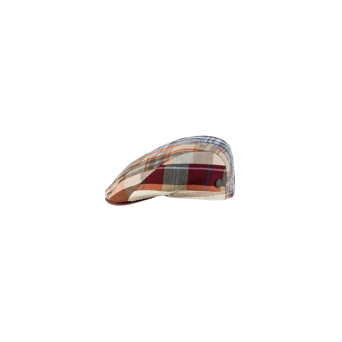 Flat cap Patchwork Pino Bordeaux - MTM