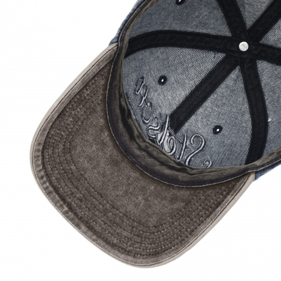 Vintage Distressed Denim Baseball Cap - Stetson