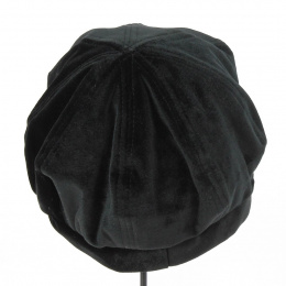 Toque Velours noir Fantaisie Chaîne - Traclet