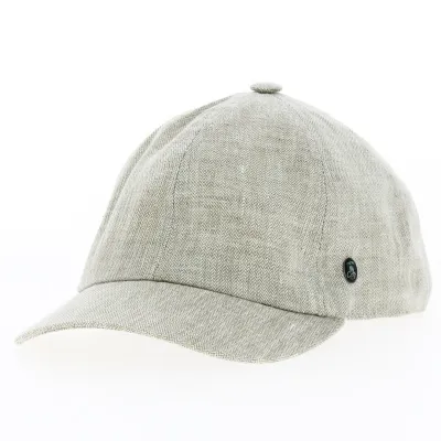 Baseball Cap Chevrons Linen Beige - City Sport