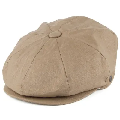 Casquette Hatteras Manhattan Lin Camel - Jaxon Reference : 17831| Chapellerie Traclet