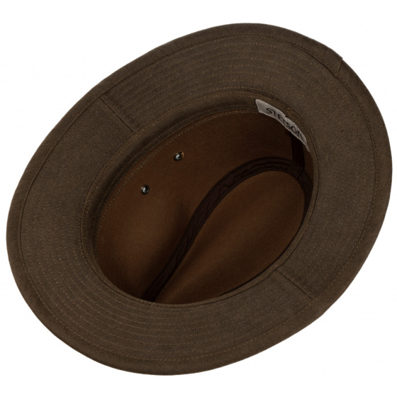 Brown Cotton Traveller Hat - Stetson Brown Cotton Traveller Hat - Stetson
