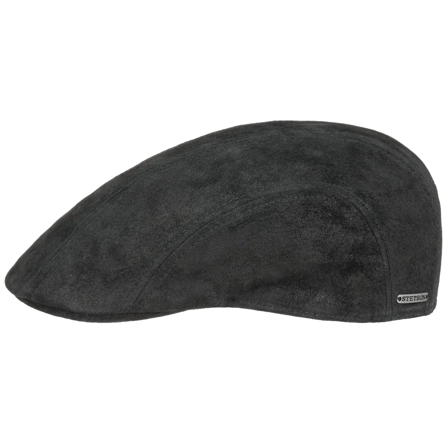Madison Dane Leather Cap Black - Stetson